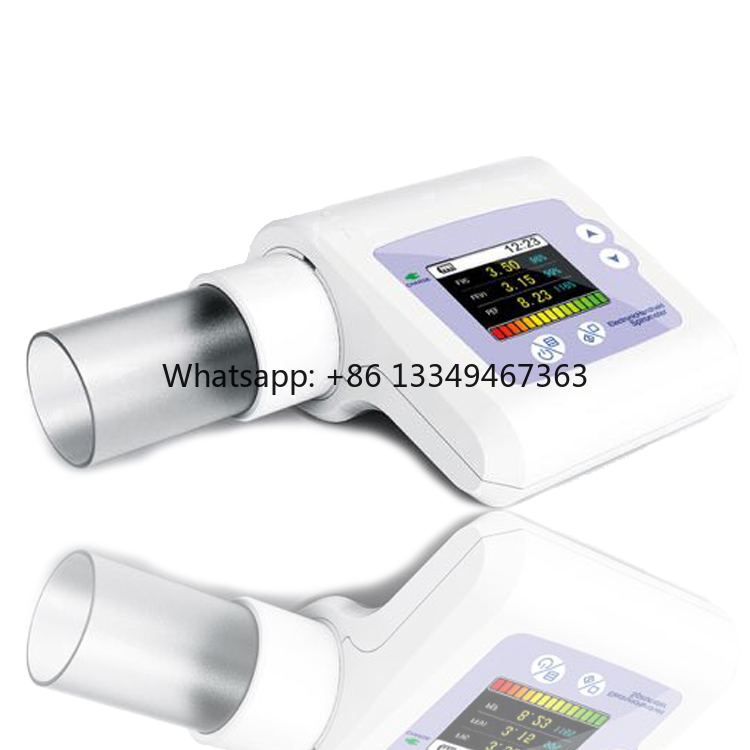 Spirometer Lung Function - Hospital Lung Function Testing Portable LCD