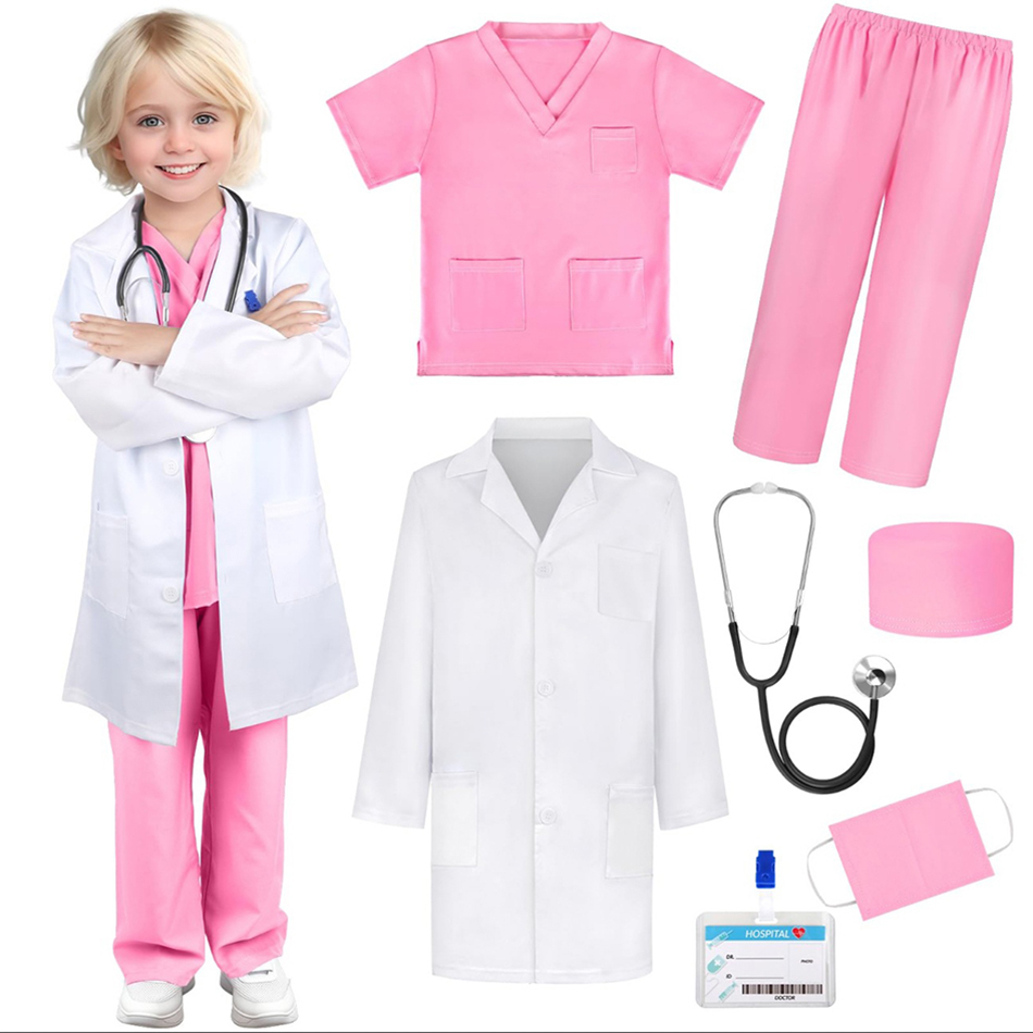 7 Pcs/Pack Kid White Medical U - đánh giá và giá Medical Lab Coat