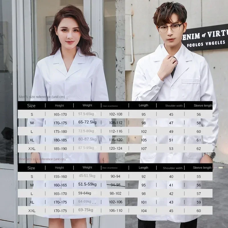 Unisex Doctor Lab Coat Set Lon - đánh giá và giá Medical Lab Coat