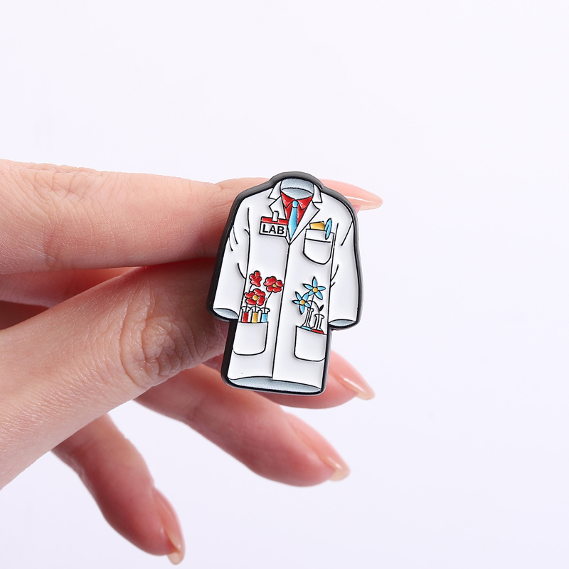 Floral Doctor Nurse Coat Ename - đánh giá và giá Medical Lab Coat