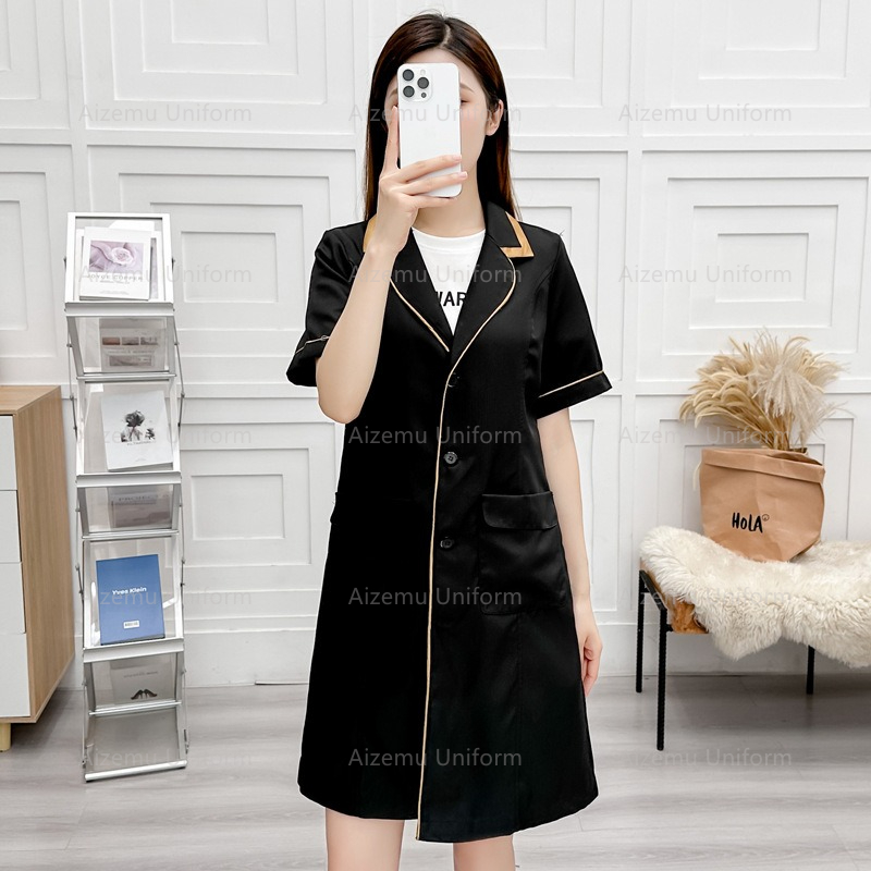 black beauty uniform with beau - đánh giá và giá Medical Lab Coat