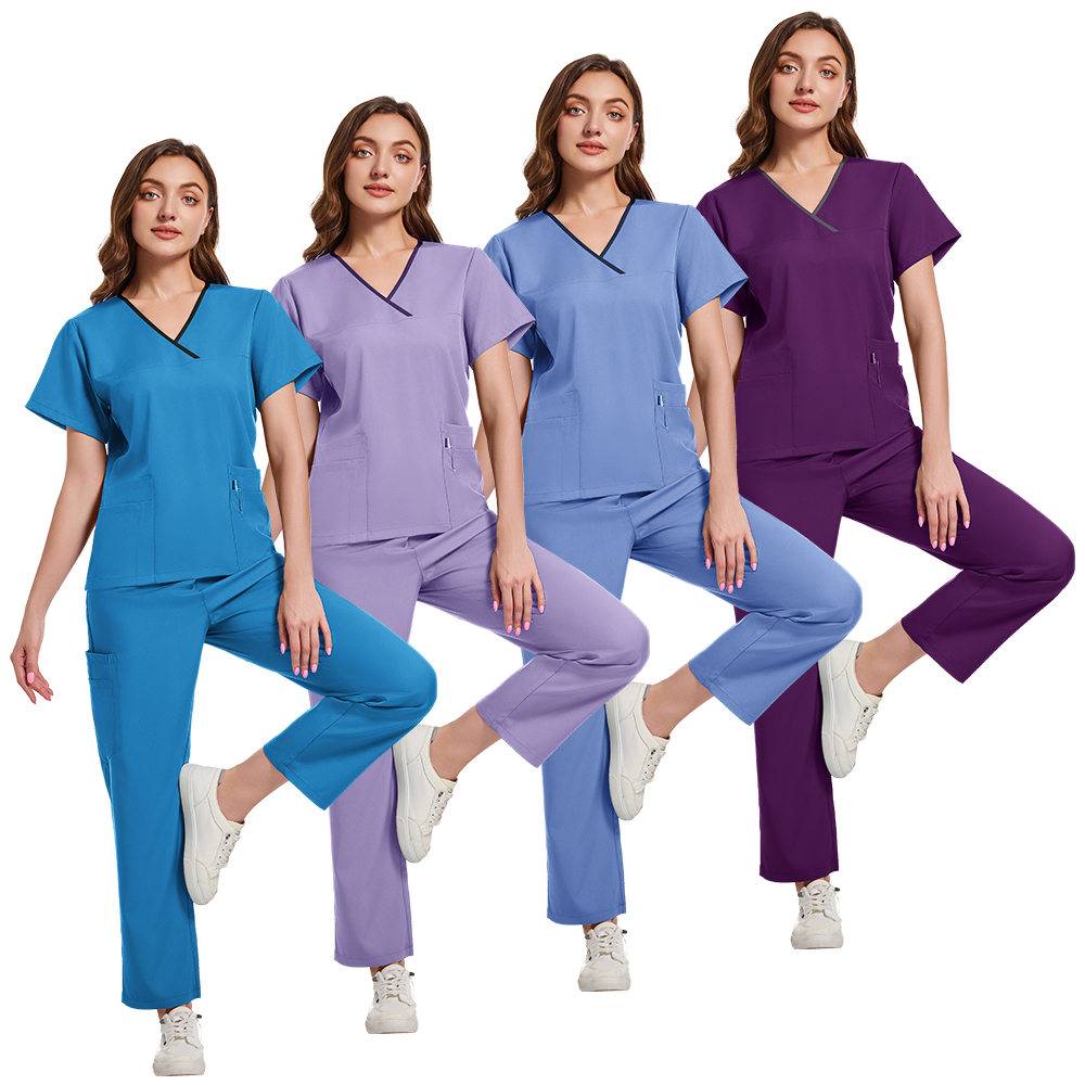Plus Size Scrubs Set Women Med - đánh giá và giá Medical Lab Coat