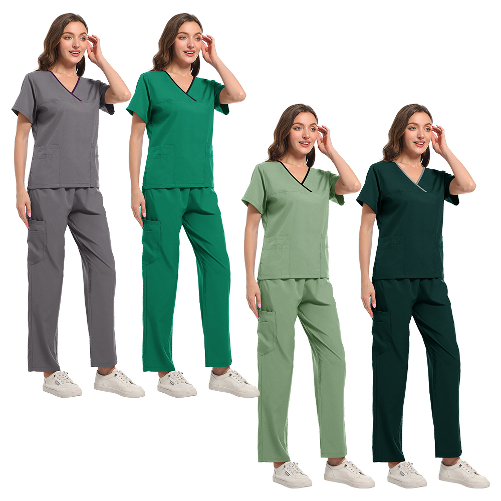 Plus Size Scrubs Set Women Med - đánh giá và giá Medical Lab Coat