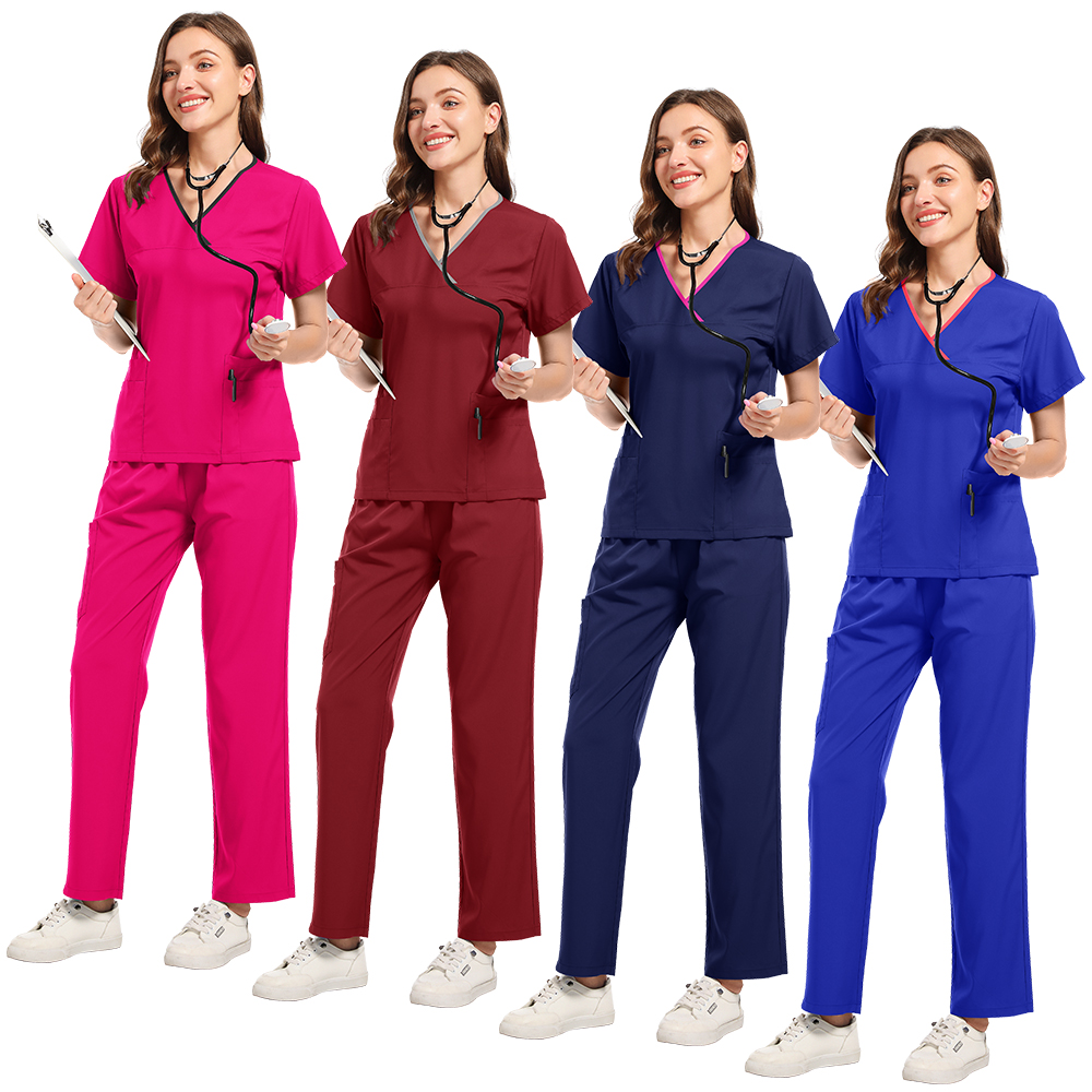 Plus Size Scrubs Set Women Med - đánh giá và giá Medical Lab Coat
