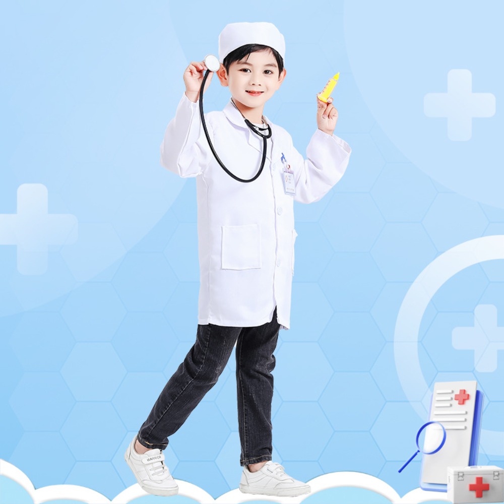 Kids Doctor & Nurse Role Play  - đánh giá và giá Medical Lab Coat